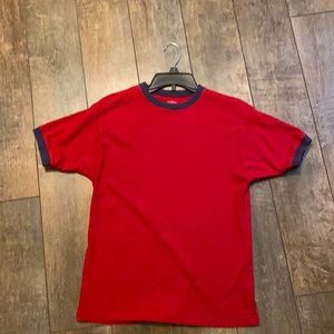 Vintage style red tee